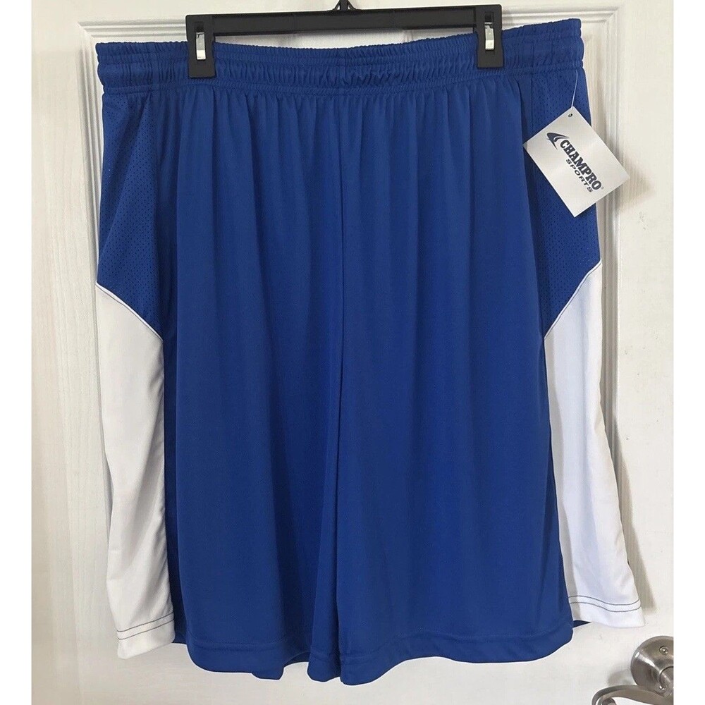Champro Men's XL Basketball Athletic Shorts Drawstring Waist,  NEW WITH TAGS